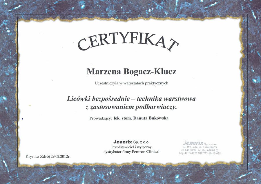 Marzena Bogaczová - Kľúč